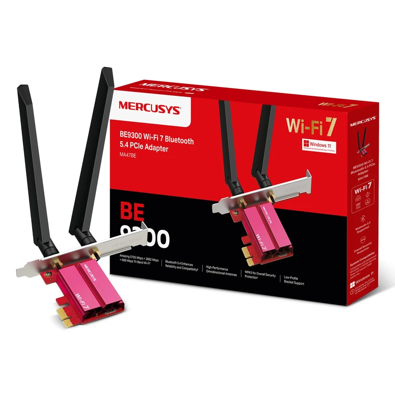 Mercusys MA47BE BE9300 WiFi 7 WiFi Card PCIe WiFi Card