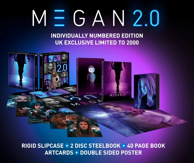 M3GAN 2.0 [4K Ultra HD & Blu-Ray] Collector’s Limited Edition Steelbook [Region B] - Image 1