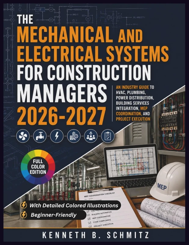 Mechanical And Electrical Systems For Construction Managers 2026-2027: An Industry Guide to HVAC, Plumbing, Power Distribution, Building Services Integration, MEP Coordination, and Project Execution