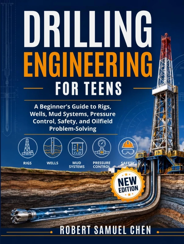 Drilling Engineering for Teens: A Beginner’s Guide to Rigs, Wells, Mud Systems, Pressure Control, Safety, and Oilfield Problem-Solving (Chen Engineering Guides)
