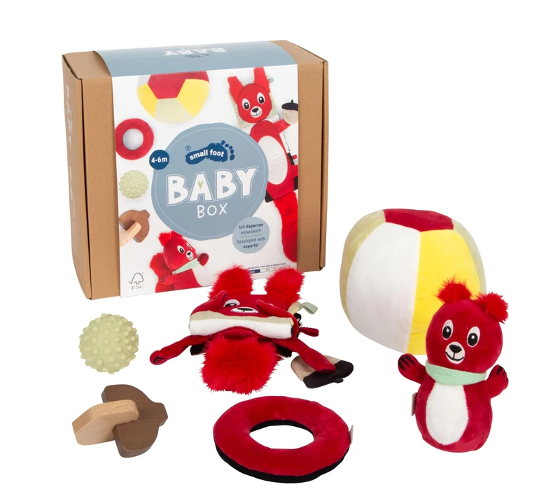 small foot Baby Box 4–6 Months, Age-Appropriate Baby Toys, Ages 4+ Months