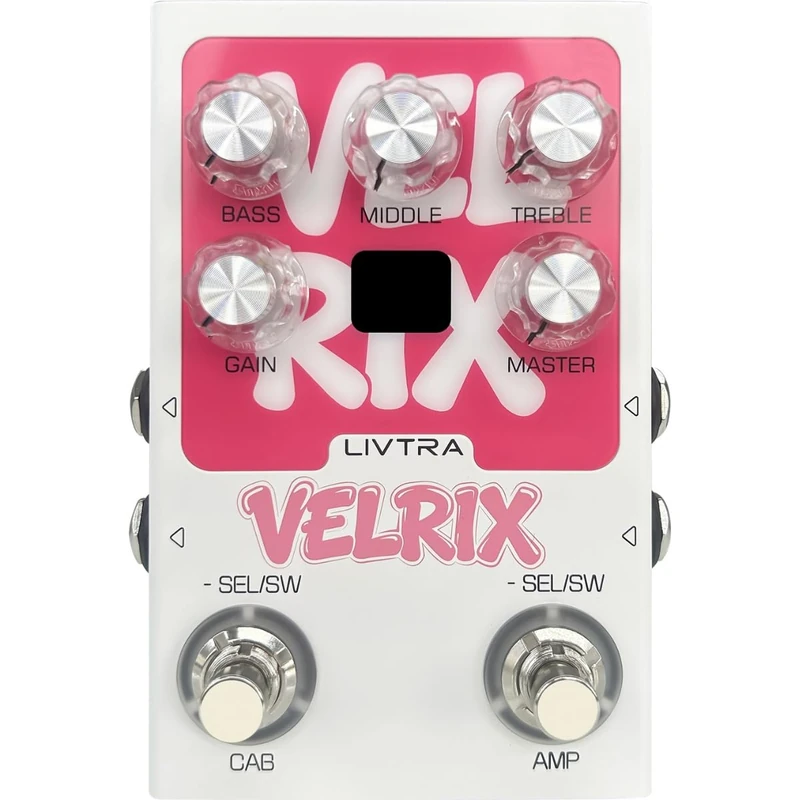 LIVTRA VELRIX - Amp & Cab Simulator Guitar Pedal, USB-C