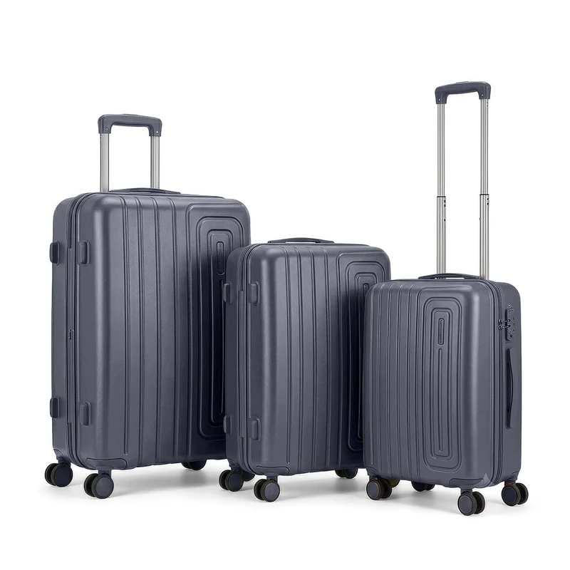 GC GAVENO CAVAILIA Cabin Suitcase 3 Piece Luggage Set with 4 Spinner Wheels