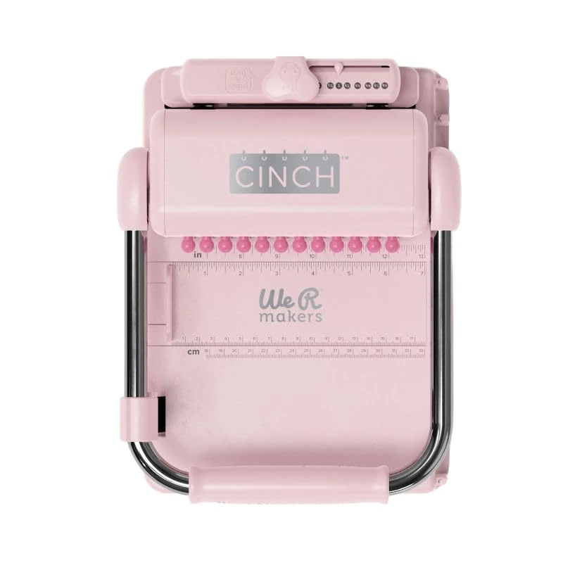 We R Makers Cinch Book Binding Machine, Pink, Round Hole Punch