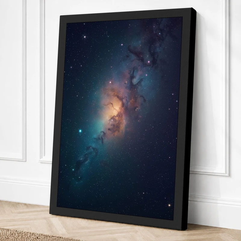 Cosmic Galaxy Canvas Wall Art Print 36x24 Inch