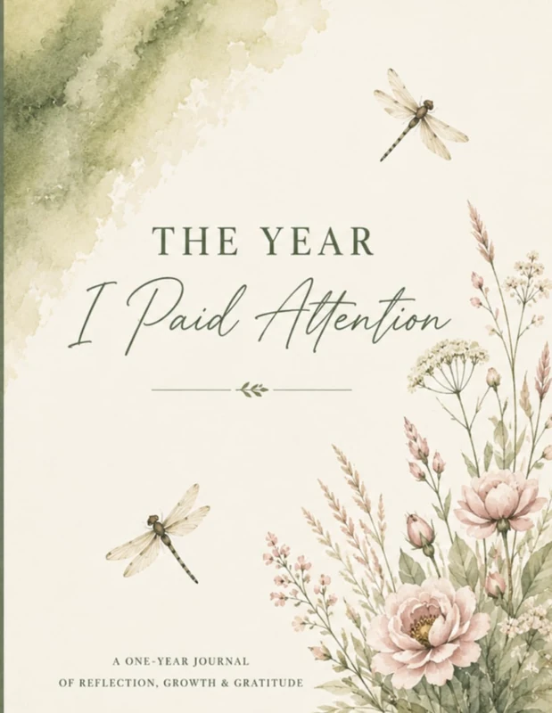 The Year I Paid Attention: A ONE-YEAR JOURNAL OF REFLECTION, GROWTH & GRATITUDE