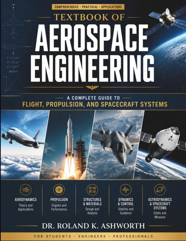 TEXTBOOK OF AEROSPACE ENGINEERING: A Complete Guide to Flight, Propulsion, and Spacecraft Systems (The Ashworth Engineering Library)
