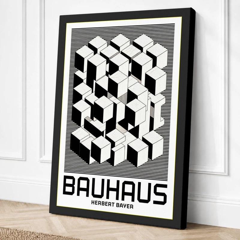 Abstraction Geometric Canvas Wall Art Print 36x24 Inch (91 x 61 cm)
