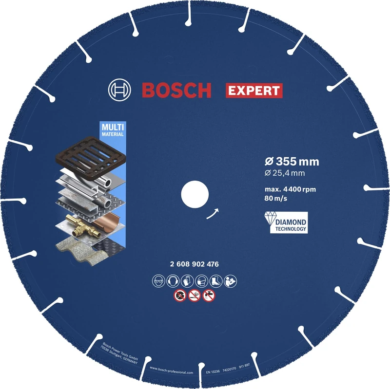 Bosch Expert Metal Diamond Cutting Disc, Bore 25.4 mm