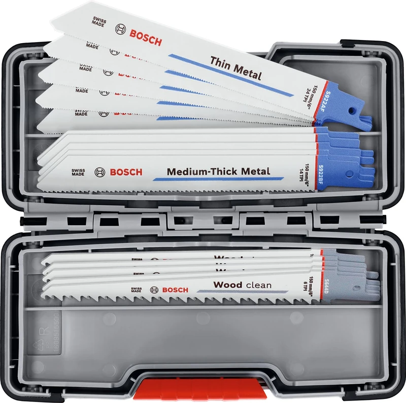 Bosch Variety Reciprocating Saw Blade Set, 15 pcs