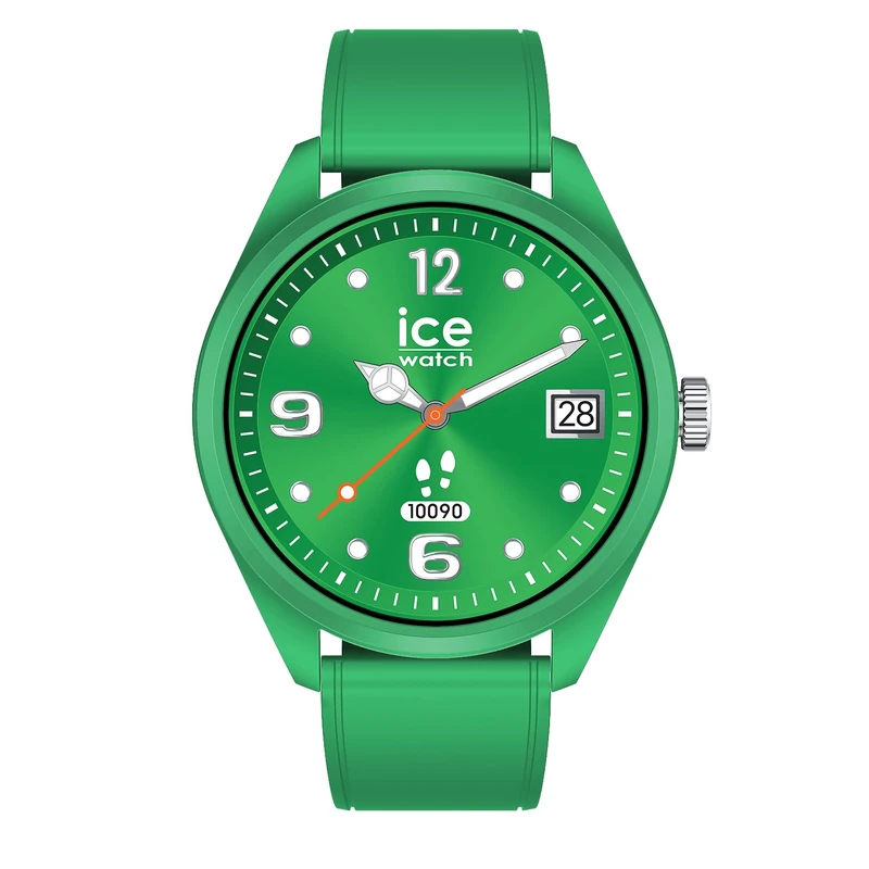 ICE-WATCH - ICE smart forever Soccer green - Green smartwatch with silicon strap - 026219 (1.32 inches / 42mm) - Smartwatch IP68, fitness and health tracking