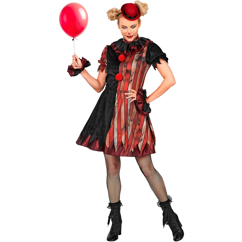 W WIDMANN MILANO Party Fashion - Evil Clown Halloween Costume Women