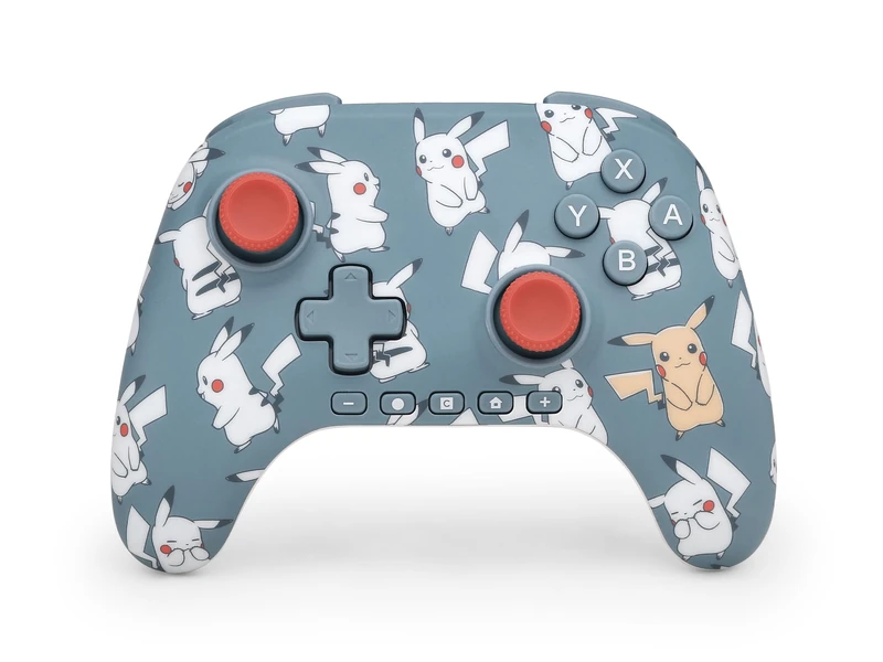 PowerA Advantage Wireless Controller for Nintendo Switch 2 - Pokémon: Pikachu Moments, Officially Licensed, Hall Effects, Mappable Buttons, Pro Controller, C Button, Motion Controls