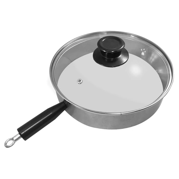 Remundi Roasting Ring Ø24/5 with Lid, Silver