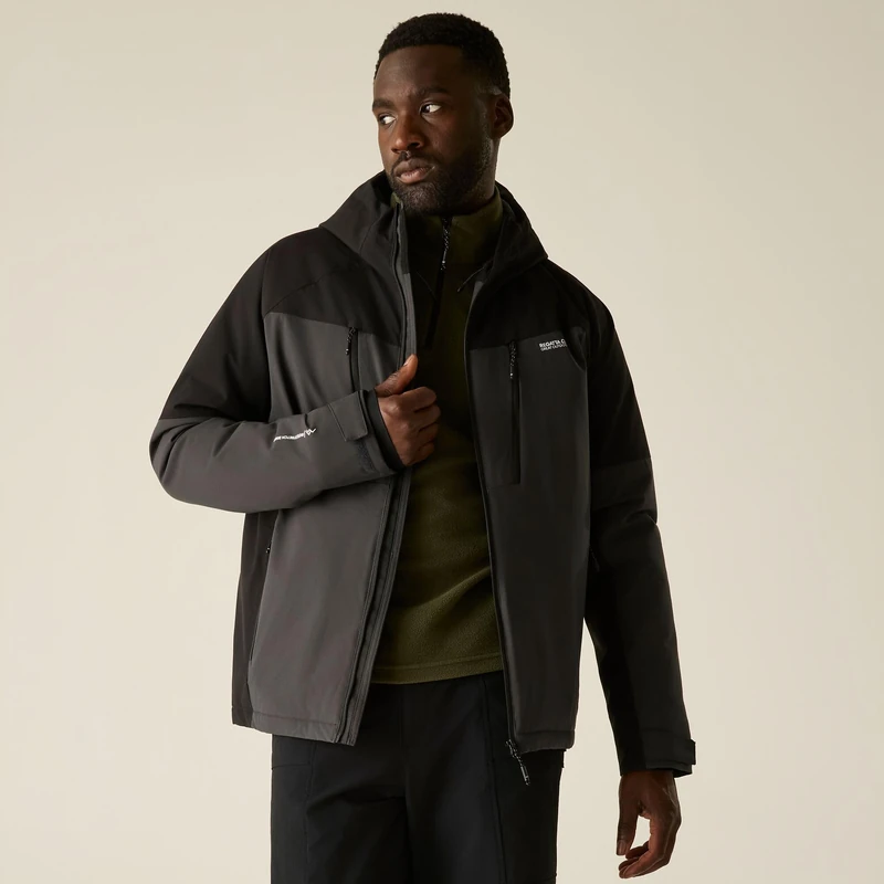 Regatta Mens Highton Stretch Padded Jacket Waterproof Insulated Walking Coat