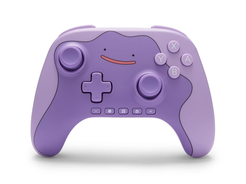 PowerA Advantage Wireless Controller for Nintendo Switch 2 - Pokemon: Ditto, Officially Licensed, Hall Effects, Mappable Buttons, Pro Controller, C Button, Motion Controls