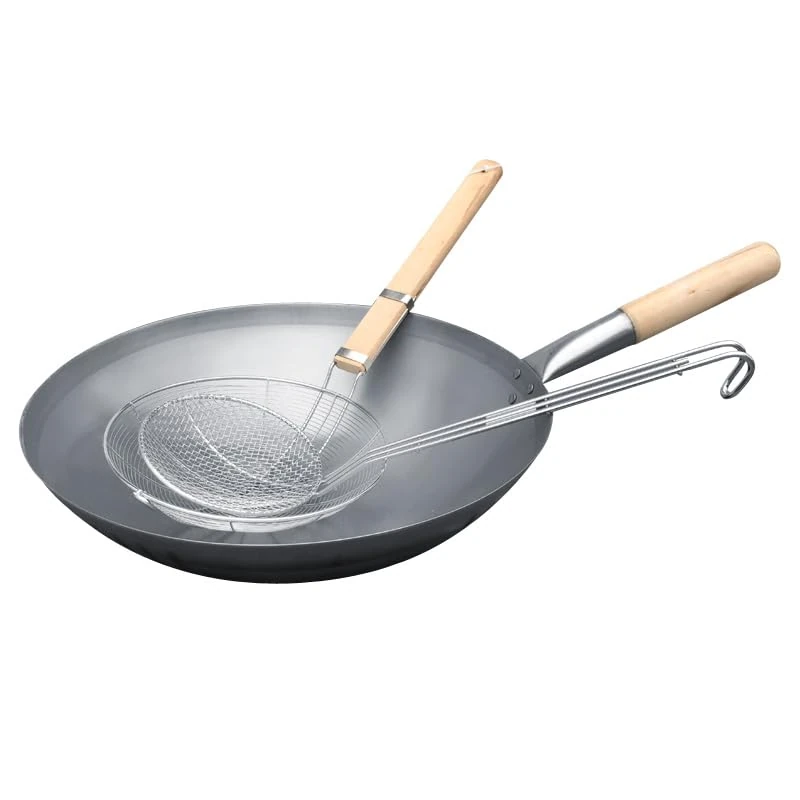 Remundi Wok Set, Silver, One Size