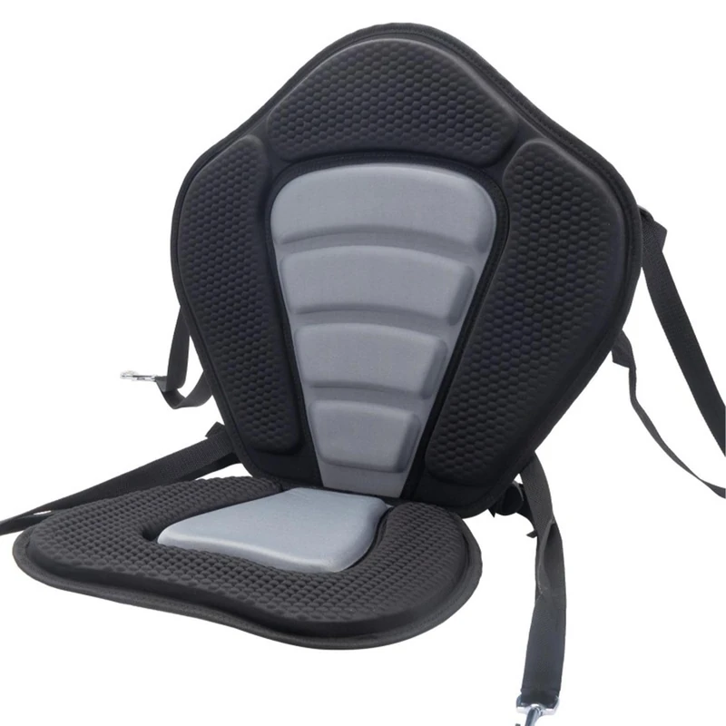 Relaxdays Kayak/SUP Seat, Stand-up Paddle Backrest, Black/Grey