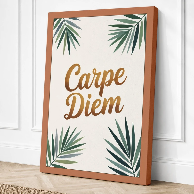 Carpe Diem Botanica Canvas Wall Art Print 36x24 Inch (91 x 61 cm)
