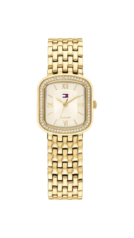 Tommy Hilfiger Three-Hand Watch for Women Abby Collection with Gold Toned Steel Bracelet - 1782923