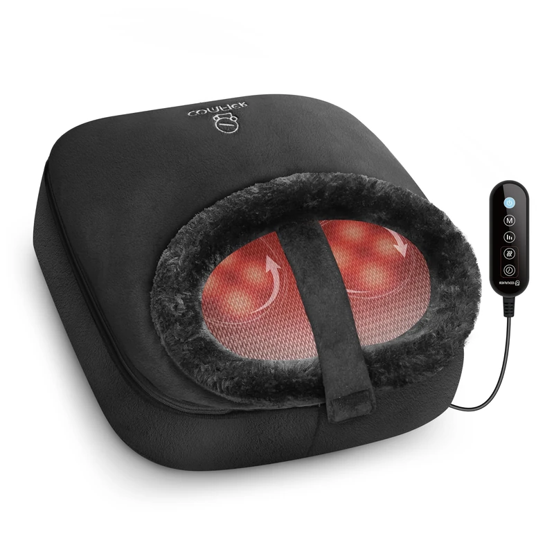 COMFIER Shiatsu Foot Massager with Heat, Electric Foot Warmer for Home