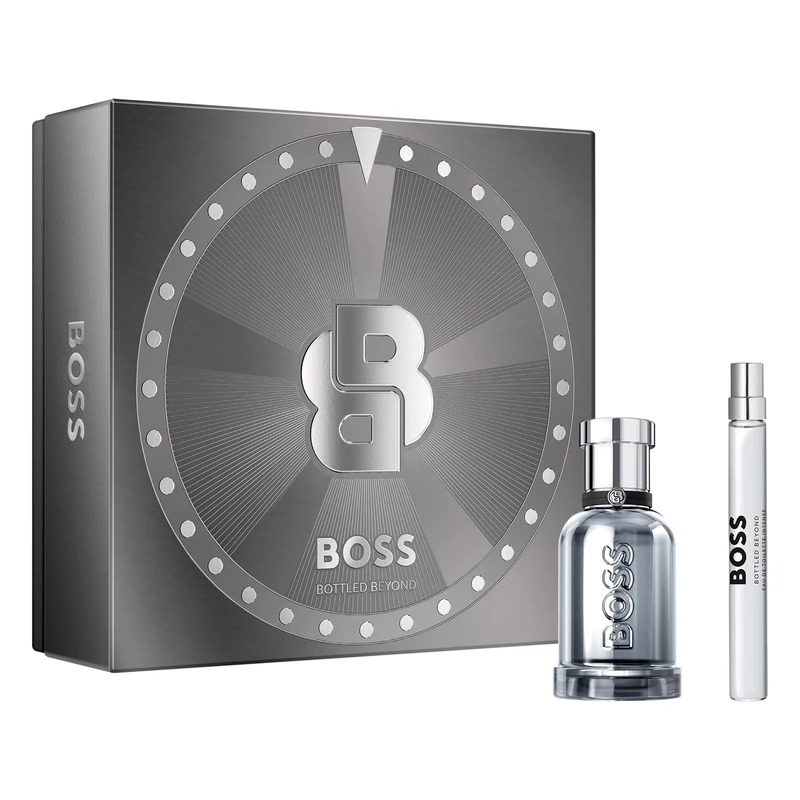 BOSS Bottled Beyond Eau de Toilette Intense for Men Duo Gift Set, Christmas Giftset for Him, 50ml & 10ml Fragrance