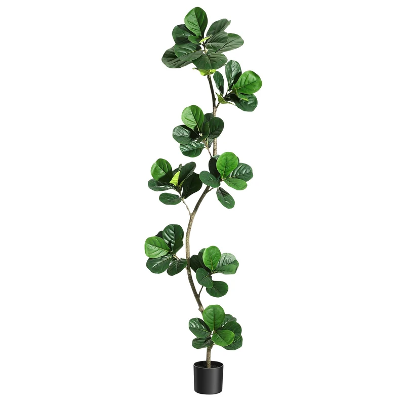 Artificial Plants 210 cm Fake Plants Artificial Fiddle Fig Tree