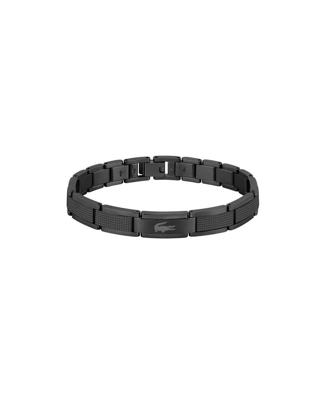 Lacoste Black IP finish Stainless Steel Bracelet for Women