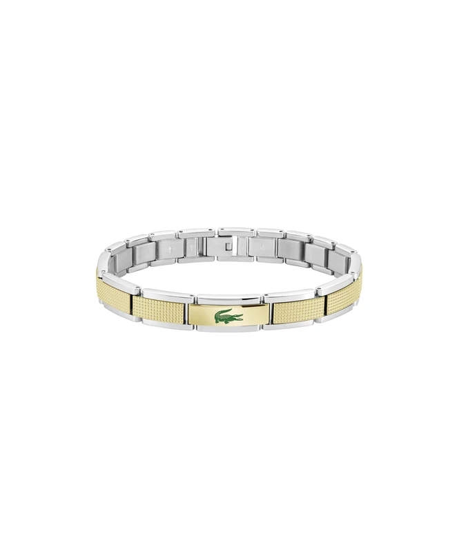 Lacoste Stainless Steel Two-Tone Bracelet for Men