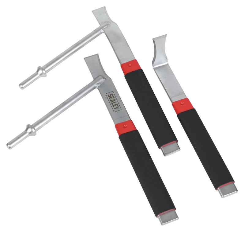 Sealey 3pc Air Hammer Panel Seam Splitter Set - AK679