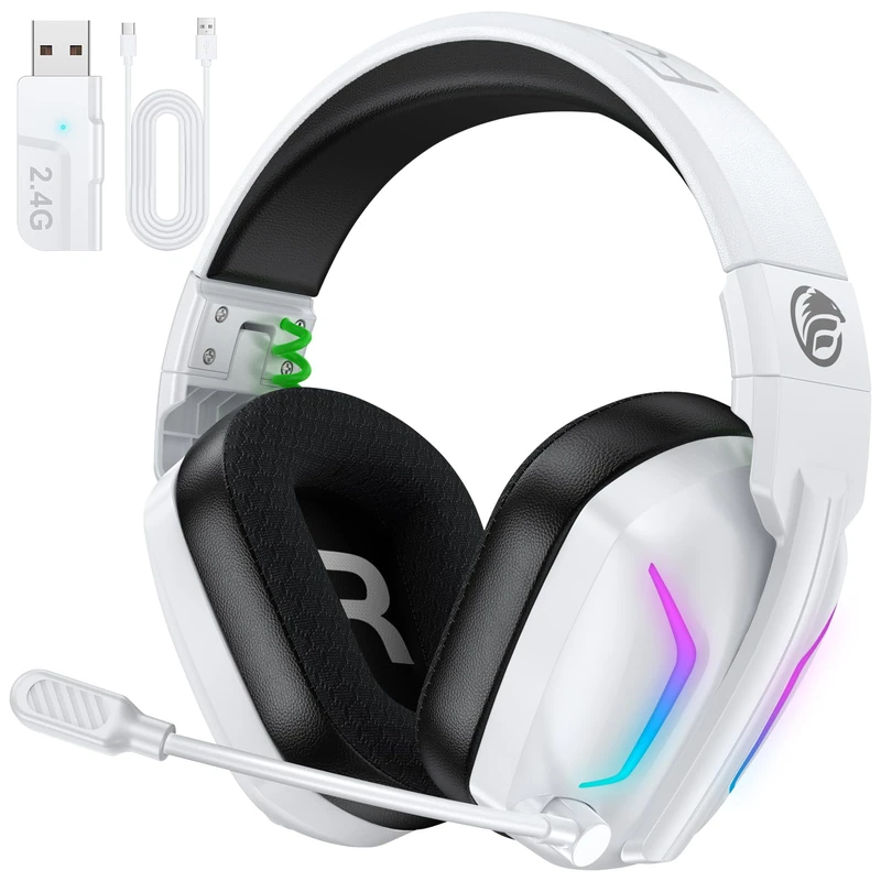 Fachixy Wireless Gaming Headset for PS5, PS4, PC, Switch & Mac