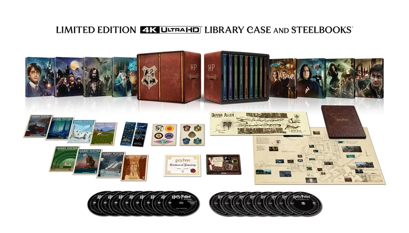 Harry Potter 25th Anniversary SteelBook Collection [4K Ultra HD] [2001-2011] [Blu-ray] [Region Free]