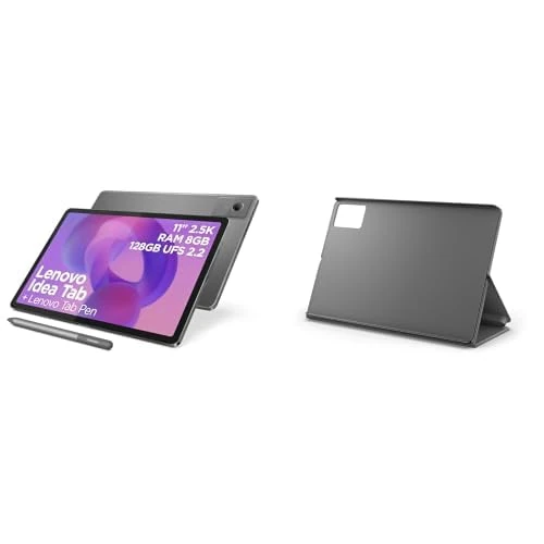 Lenovo Idea Tab 11" 128GB Tablet with Folio Case