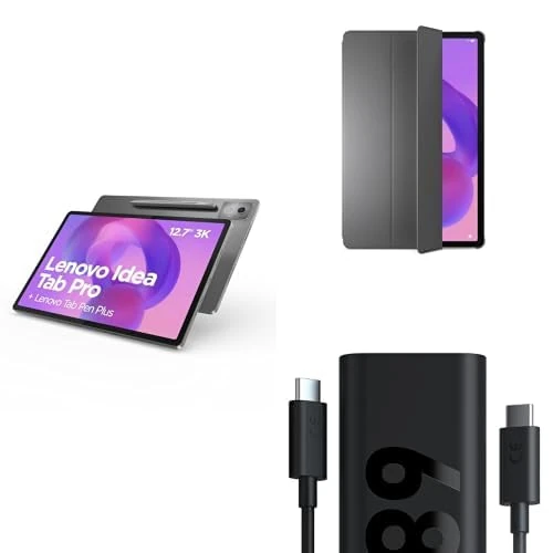 Lenovo Idea Tab Pro 12.7" 128GB Tablet with Folio Case and Charger