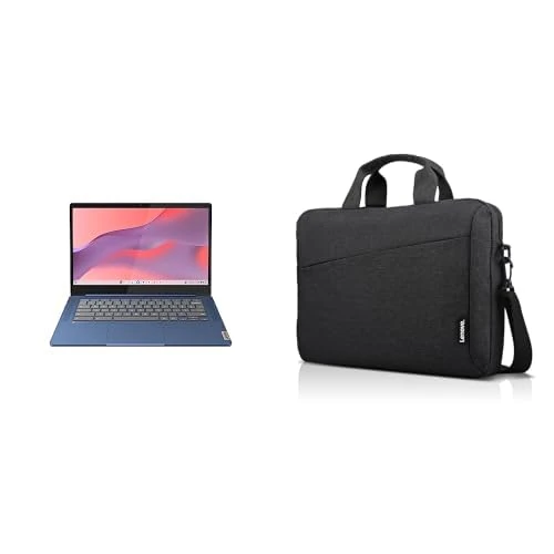 Lenovo IdeaPad Slim 3 Chromebook 14" MediaTek 64GB Laptop with Toploader case