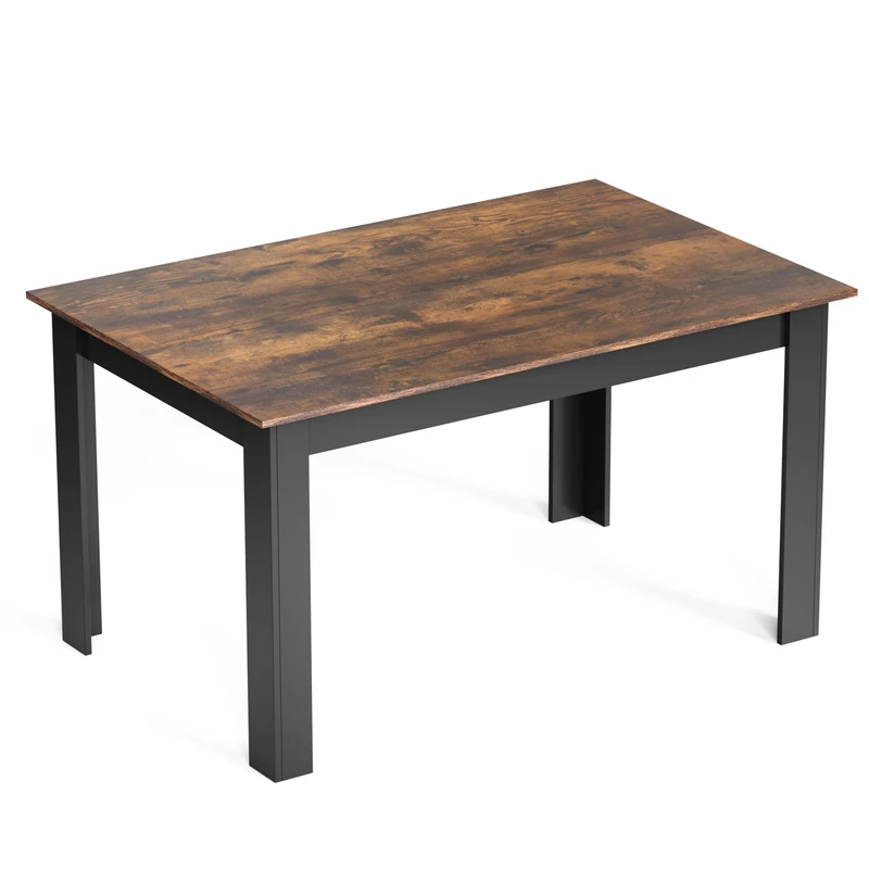 Mondeer Dining Table, Kitchen Table for 4-6 People, 138W x 90D x 75H cm