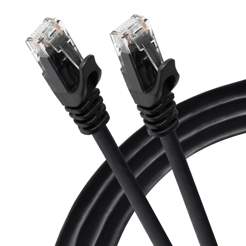 Maplin Outdoor CAT6 Ethernet Cable RJ45 LAN Network Patch Cable, External UTP, PoE Compatible, 50m