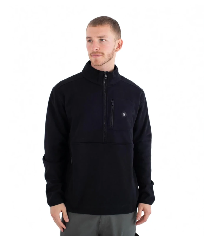 Hurley Thermal Top Coastal Bonded Crew Black