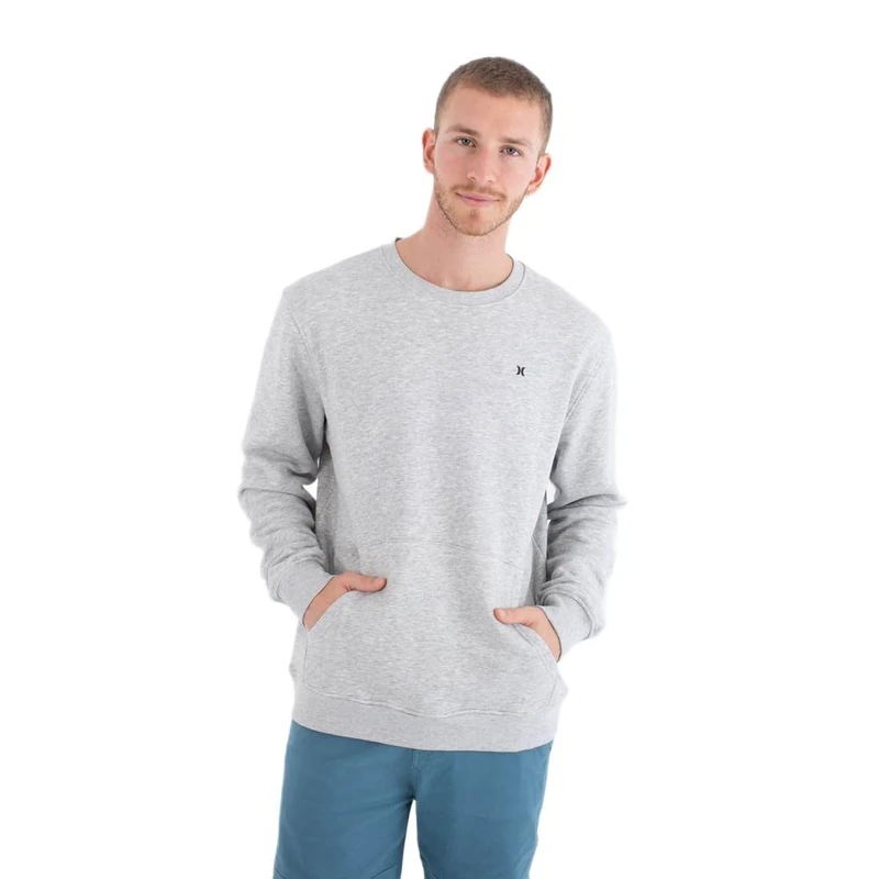 Hurley Fleece Top Nazare Art Crew Grey Htr