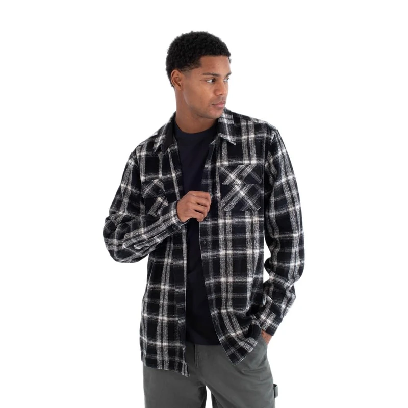 Hurley Woven Tops Ranger Flannel Shirt Black