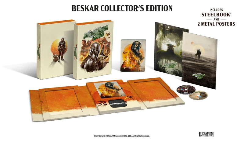 Star Wars: The Mandalorian and Grogu 4K Ultra HD/Blu-ray Beskar Collector's Edition [Region Free]