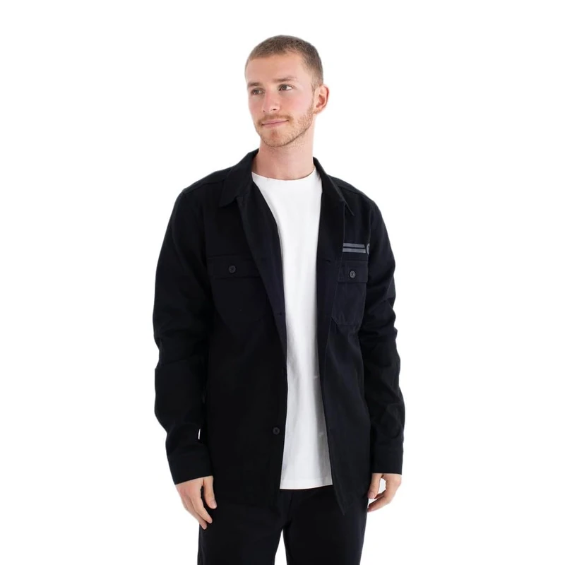 Hurley Woven LS Overshirt M - Craft Black