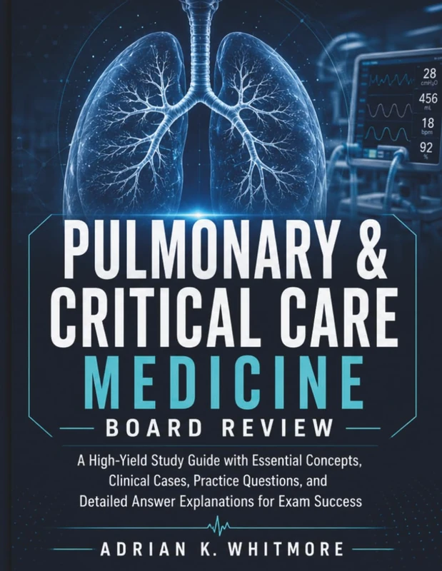 PULMONARY & CRITICAL CARE MEDICINE BOARD REVIEW: A High- Yield Study Guide with Essentia Concepts, Clinical Cases, Practice Questions, and Detailed Answer Explanations for Exam Success
