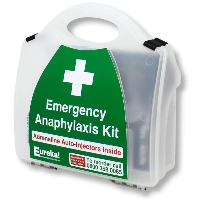 Value Aid Empty Emergency Anaphylaxis Kit - Mixed Dosage AAI Storage Case for School Use