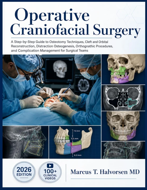 Operative Craniofacial Surgery: A Step-by-Step Guide to Osteotomy Techniques, Cleft and Orbital Reconstruction, Distraction Osteogenesis, Orthognathic Procedures, and Complication Management