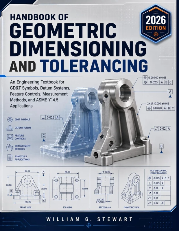 Handbook of Geometric Dimensioning and Tolerancing: An Engineering Textbook for Symbols, Datum Systems, Feature Controls, Measurement Methods, and Standards Applications