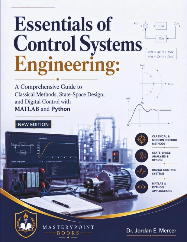 Essentials of Control Systems Engineering: A Comprehensive Guide to Classical Methods, State-Space Design, and Digital Control with MATLAB and Python