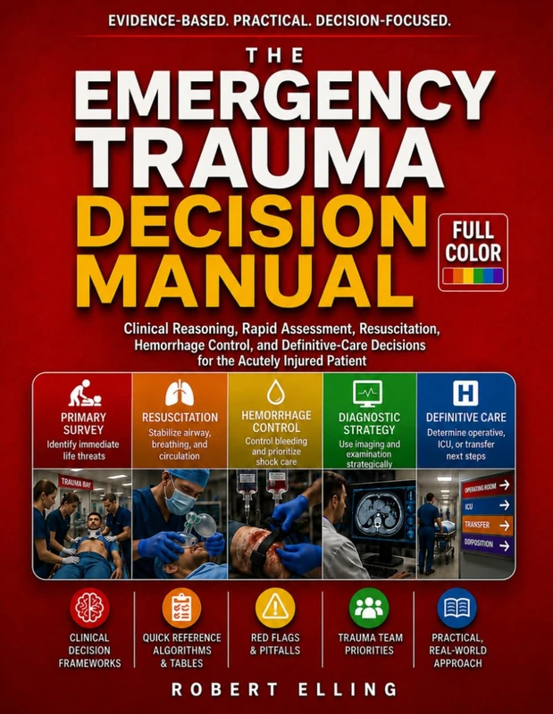 The Emergency Trauma Decision Manual: Clinical Reasoning, Rapid Assessment, Resuscitation, Hemorrhage Control, and Definitive-Care Decisions for the ... (The Elling Emergency Medicine Series)