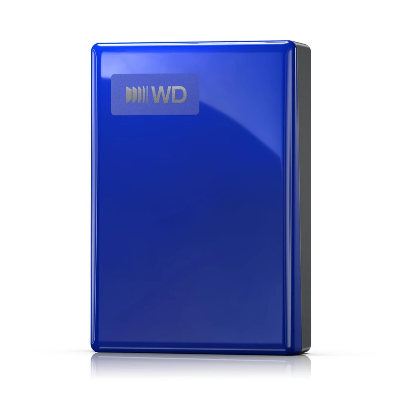 WD 2TB My Passport Portable Hard Drive with backup software, Blue