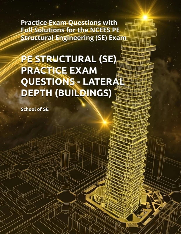 PE STRUCTURAL (SE) PRACTICE EXAM QUESTIONS - LATERAL DEPTH (BUILDINGS): Practice Exam Questions with Full Solutions for the NCEES PE Structural Engineering (SE) Exam
